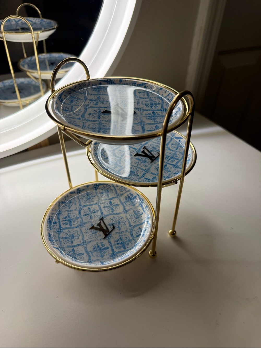 Inspired Ceramic Tiered Display Plates